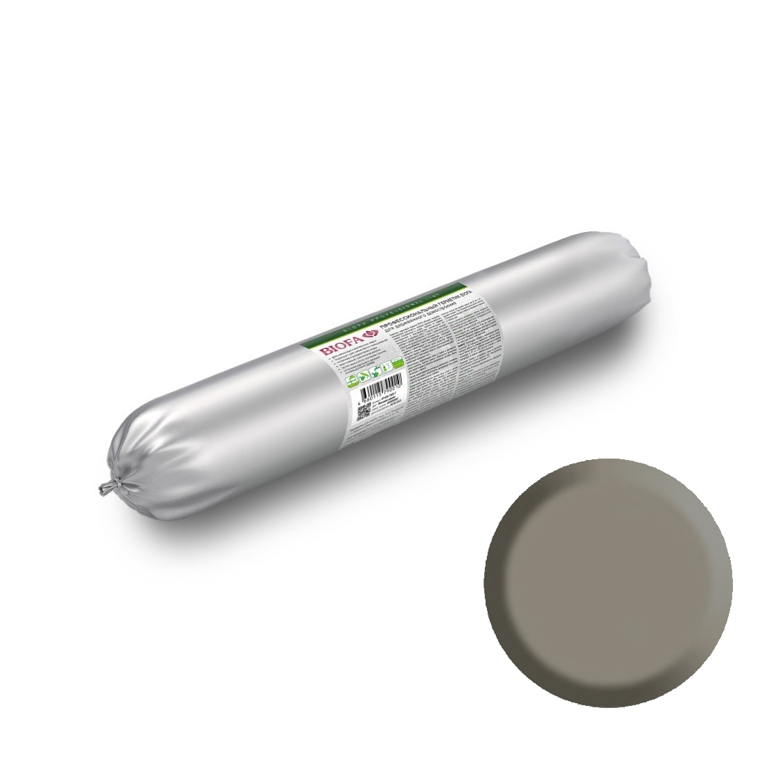 Герметик Biofa 7500 для дерева акриловый 7509 Пепельно-серый 0,6 л Герметик Biofa 7500 для дерева акриловый 7509 Пепельно-серый 0,6 л