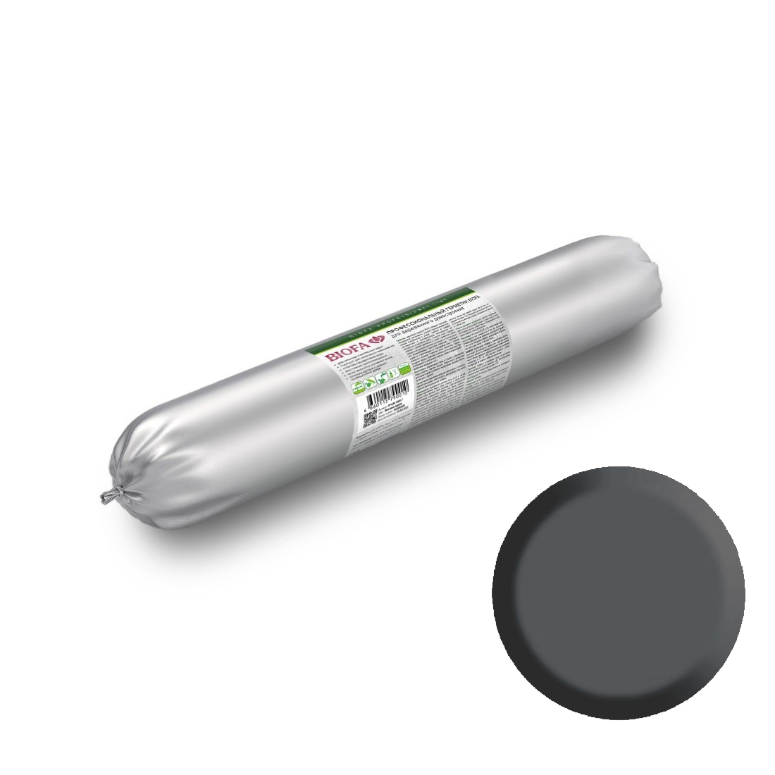 Герметик Biofa 7500 для дерева акриловый 7510 Графит 0,6 л Герметик Biofa 7500 для дерева акриловый 7510 Графит 0,6 л