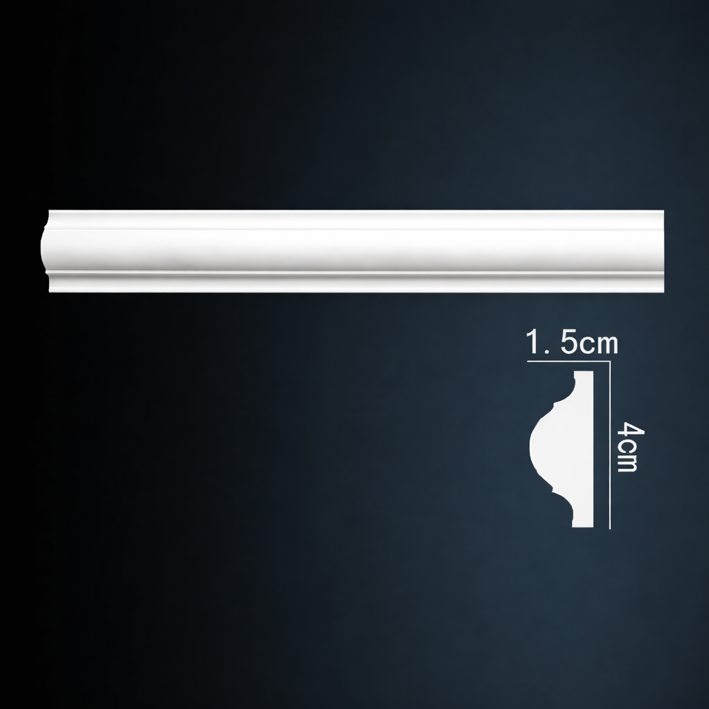 Молдинг под покраску Перфект Плюс AD332 2400×40×15