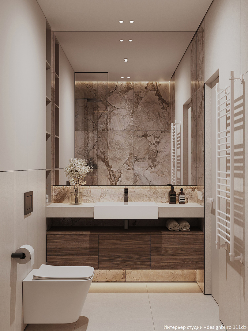 Профиль алюминиевый теневой разделительный Decaro D009A Black черный 3000×5×10 фото в интерьере