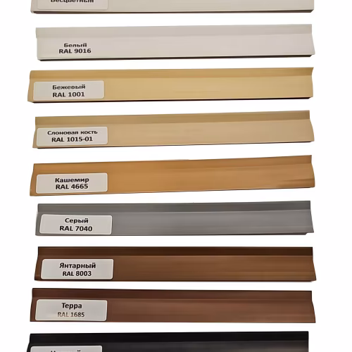 Уплотнитель для плинтуса МДФ TeckWood Бежевый RAL 1001, 9 м