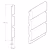 Стеновая панель под покраску Hiwood LV124 LONG NP 3000×120×12