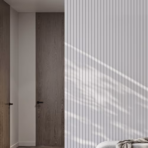 Стеновая панель под покраску Hiwood LV124 LONG NP 3000×120×12