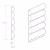 Стеновая панель под покраску Hiwood LV135 LONG NP 3000×120×12