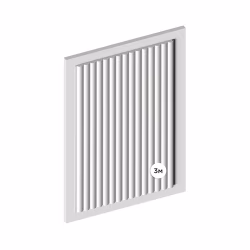 Стеновая панель под покраску Hiwood LV135 LONG NP 3000×120×12