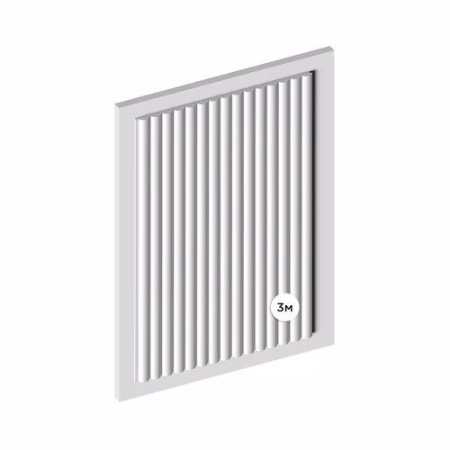 Стеновая панель под покраску Hiwood LV135 LONG NP 3000×120×12