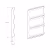 Стеновая панель под покраску Hiwood LV138 LONG NP 3000×120×12