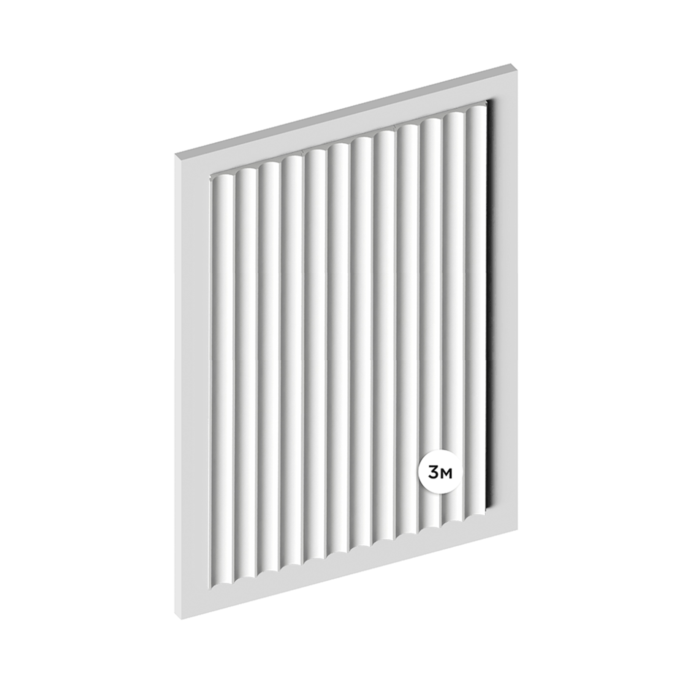 Стеновая панель под покраску Hiwood LV139 LONG NP 3000×120×12 Стеновая панель под покраску Hiwood LV139 LONG NP 3000×120×12