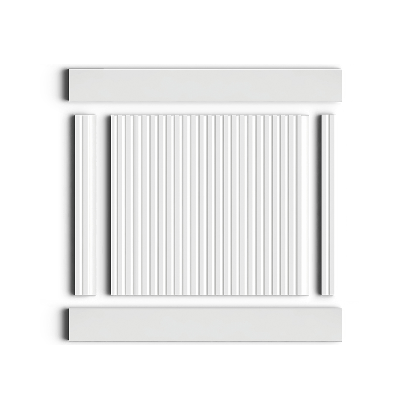 Стеновая панель под покраску Hiwood LV129 LONG NP 3000×120×11