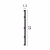 Плинтус полиуретановый под покраску гибкий Orac Decor Square SX207F 2000×250×13