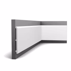 Плинтус дюрополимерный под покраску Orac Decor SX212 2000×170×13