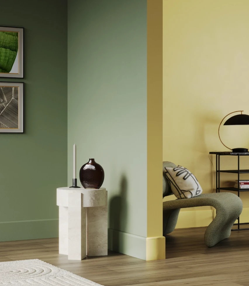 Плинтус дюрополимерный под покраску Orac Decor SX212 2000×170×13 фото в интерьере