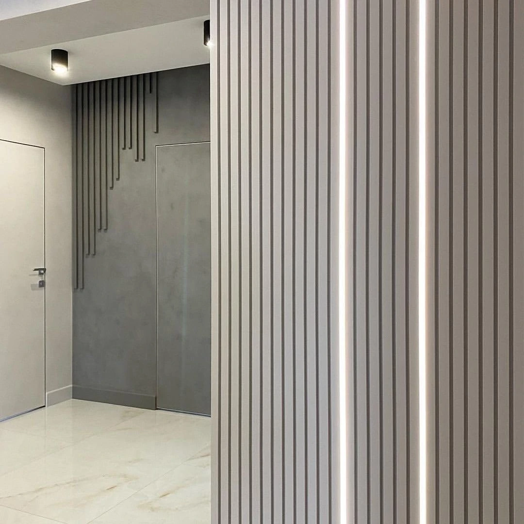 Стеновая панель под покраску Orac Decor Clavier WX214 3000×252×15,7 фото в интерьере