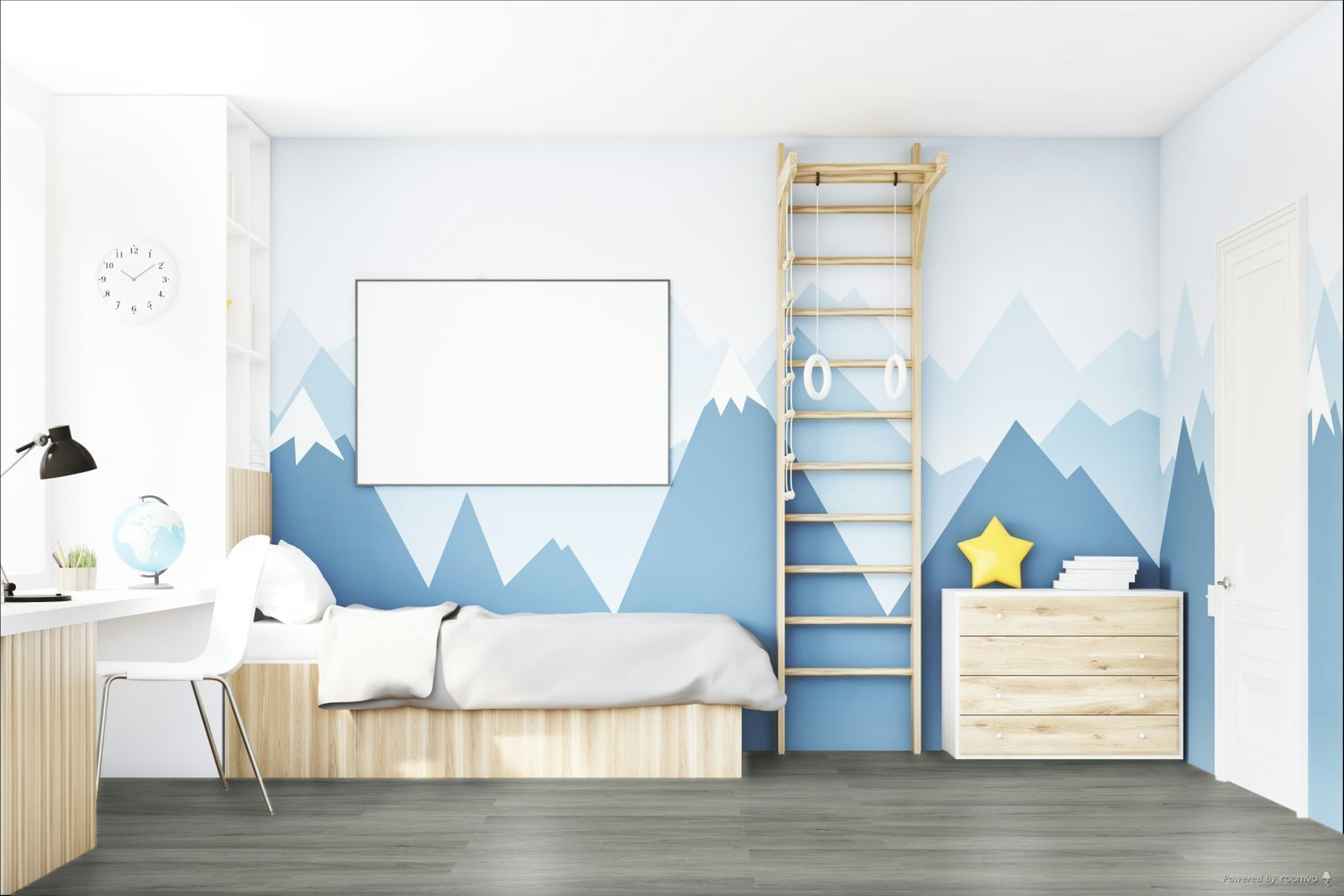 Кварцвиниловая плитка Fargo клеевая Comfort LVT Дуб Винсон 20-9118-10 1227×152×2,5 фото в интерьере