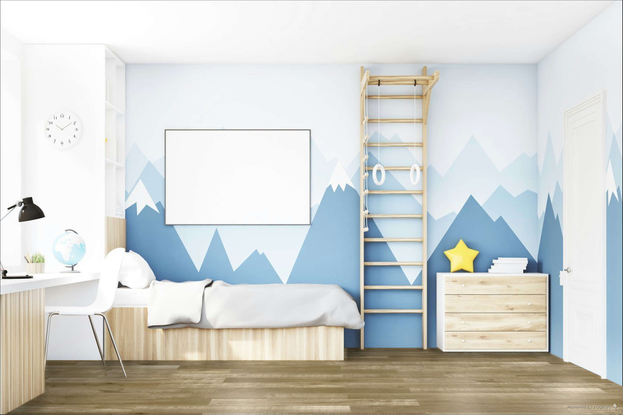 Кварцвиниловая плитка Fargo клеевая Comfort LVT Дуб Робуста 20-81996-9 1227×152×2,5 фото в интерьере