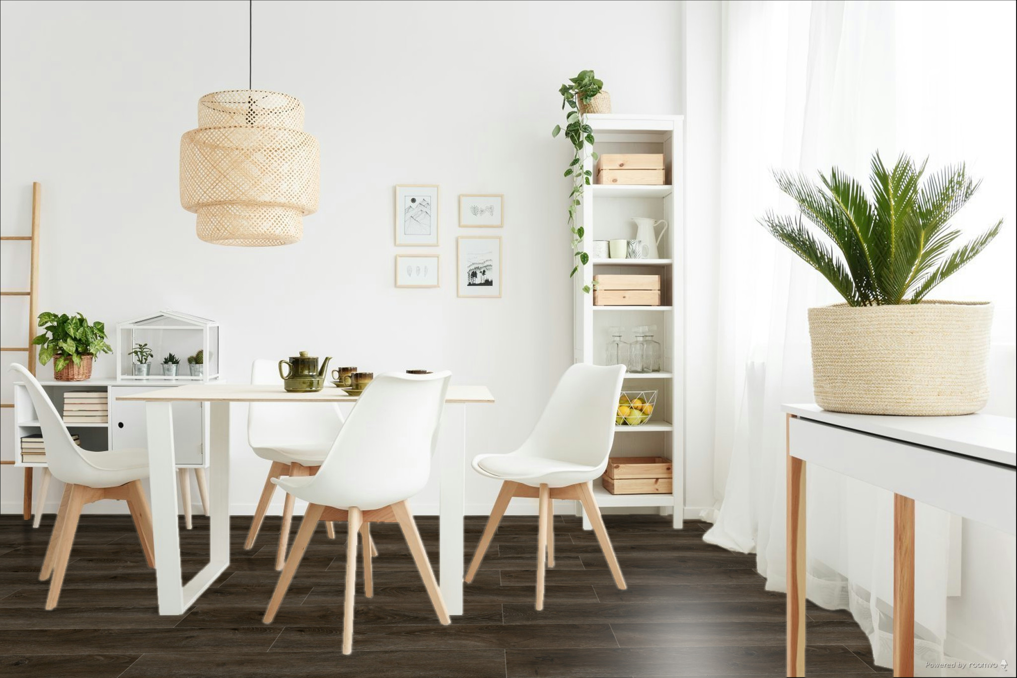 Кварцвиниловая плитка Fargo клеевая Comfort LVT Дуб Сиэтл 20-7359-75 1227×152×2,5 фото в интерьере