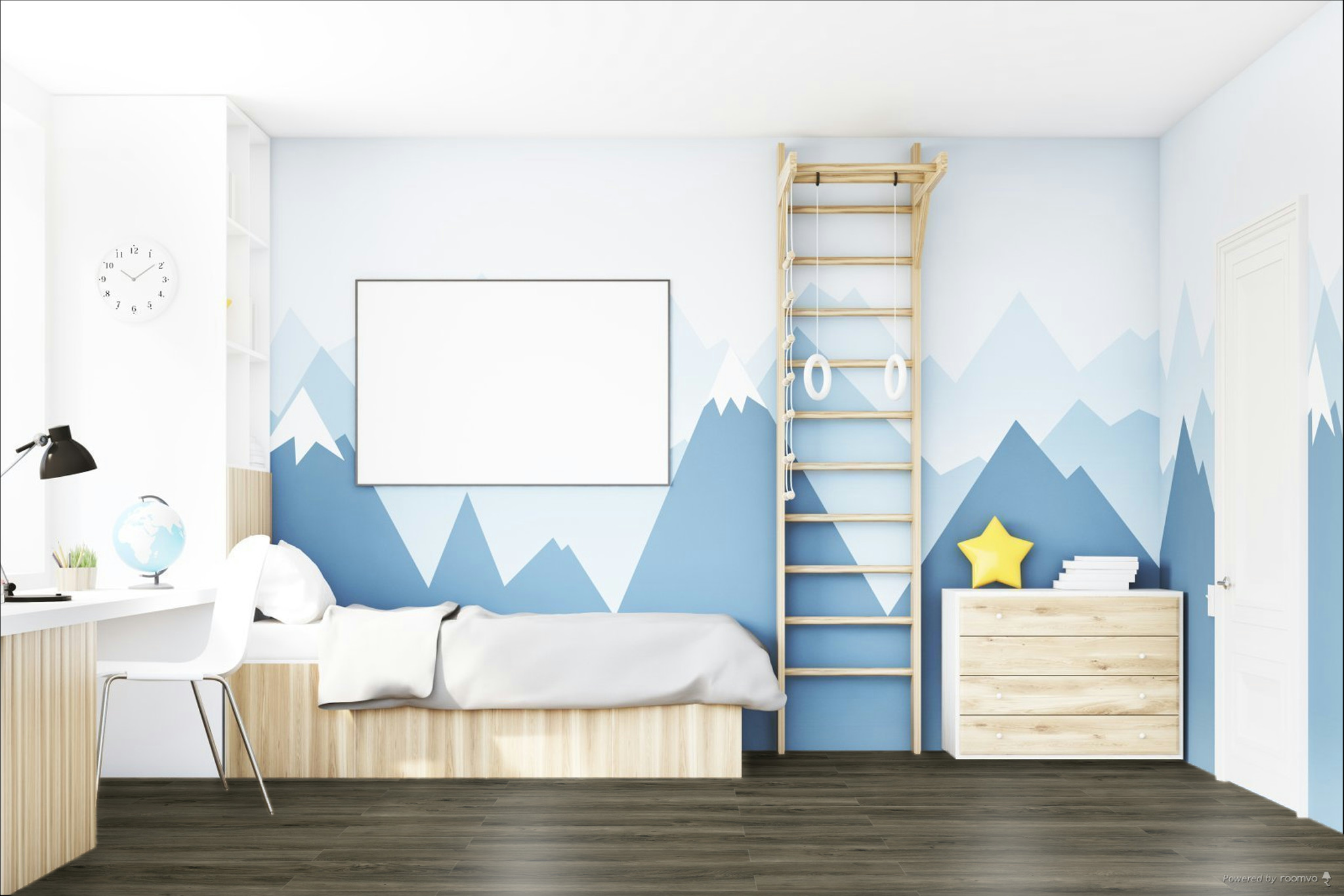 Кварцвиниловая плитка Fargo клеевая Comfort LVT Дуб Ханой 20-7359-15 1227×152×2,5 фото в интерьере