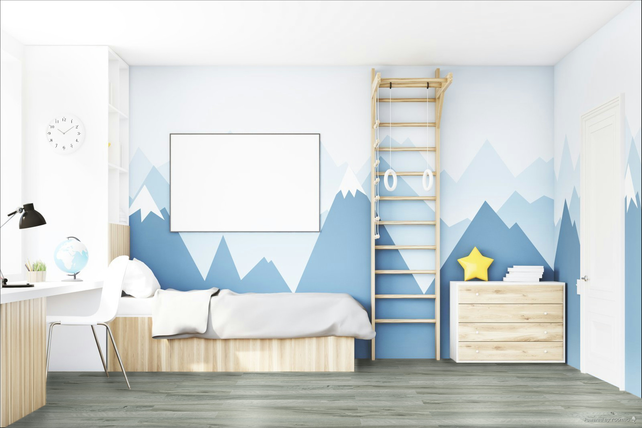 Кварцвиниловая плитка Fargo клеевая Comfort LVT Дуб Аляска 20-6835-09 1227×152×2,5 фото в интерьере