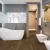 Кварцвиниловая плитка Fargo клеевая Comfort LVT Дуб Окленд 20-653-76 1227×152×2,5 фото в интерьере