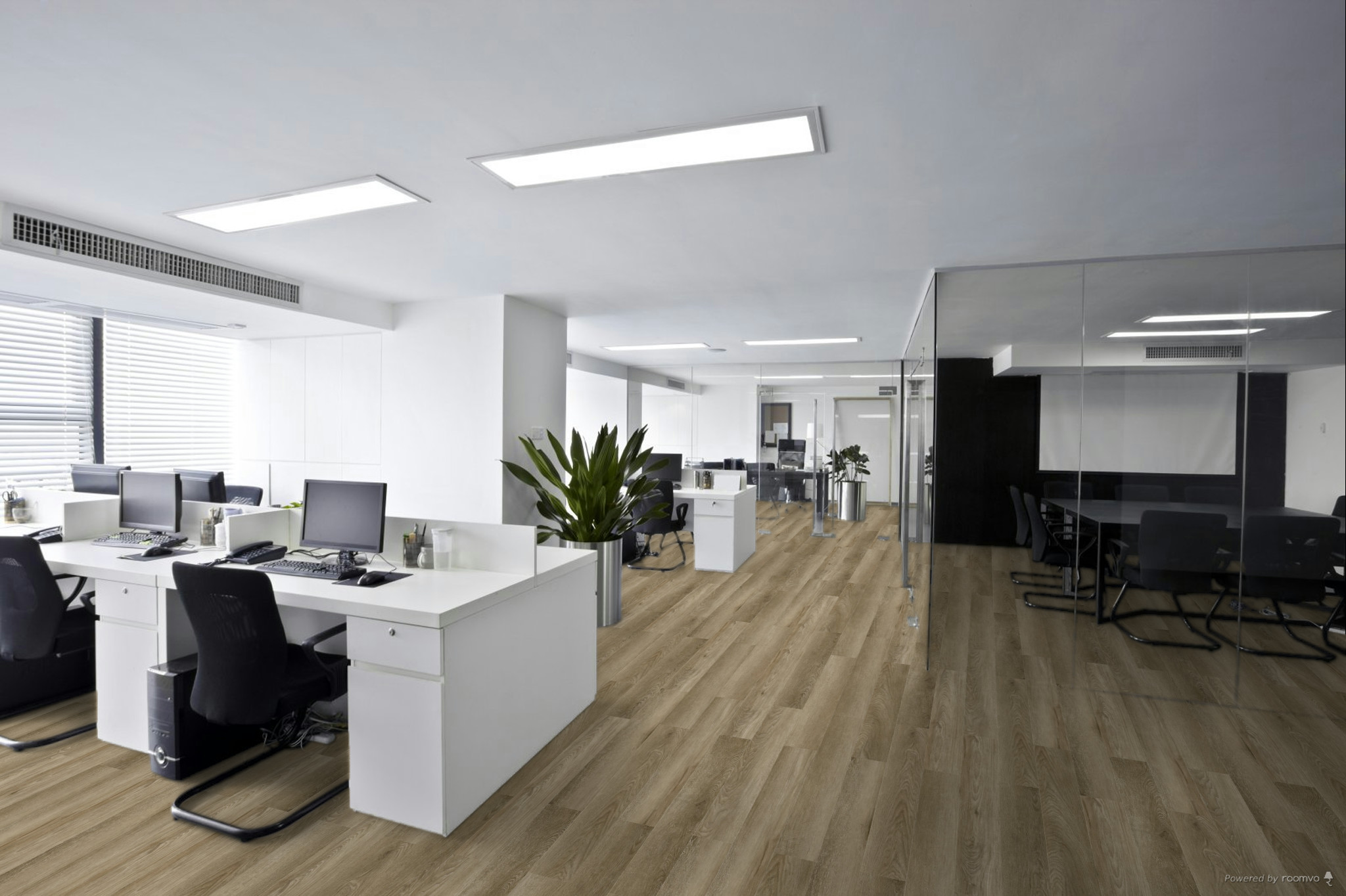 Кварцвиниловая плитка Fargo клеевая Comfort LVT Дуб Тихуана 20-6191-7 1227×152×2,5 фото в интерьере