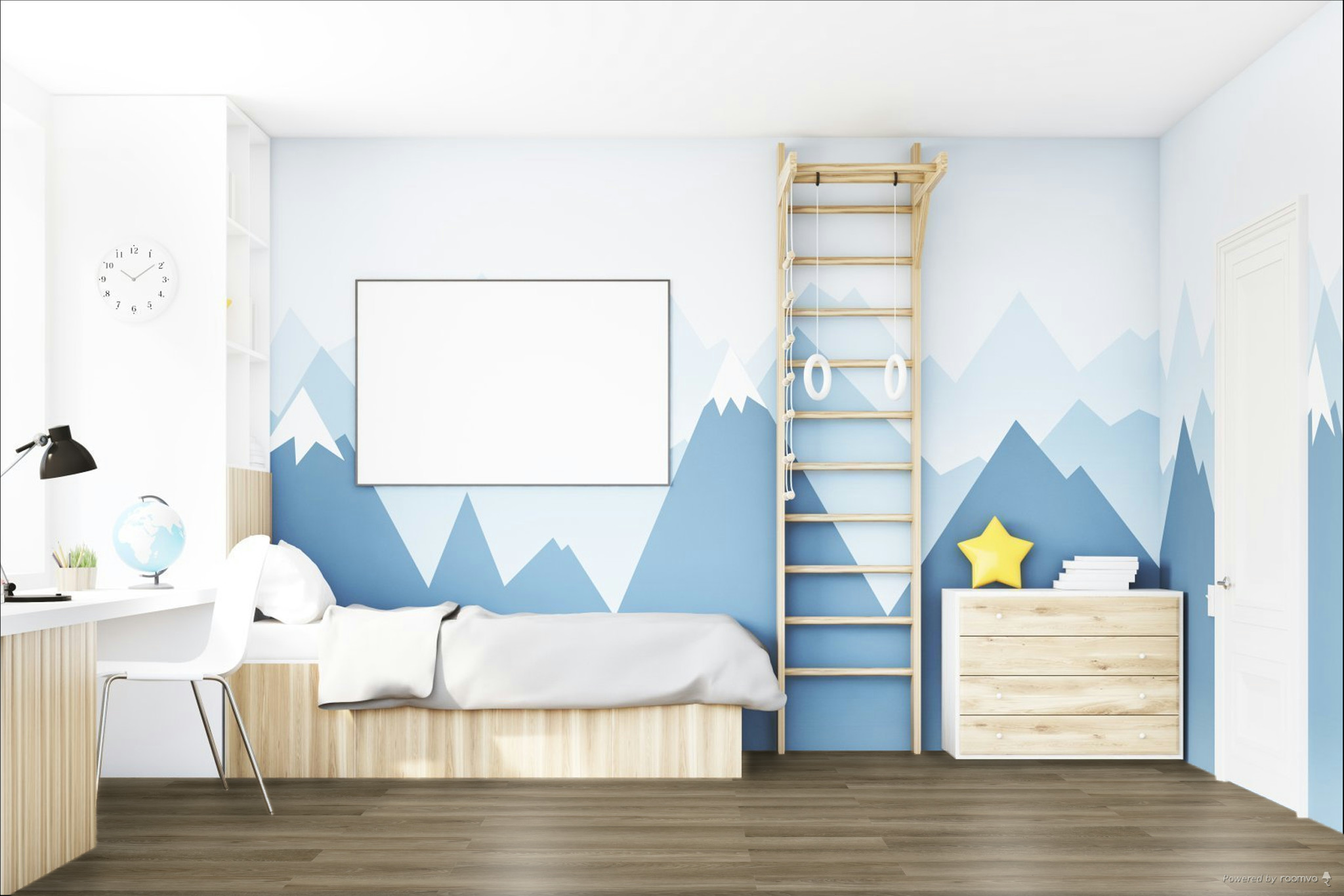 Кварцвиниловая плитка Fargo клеевая Comfort LVT Дуб Тихуана 20-6191-7 1227×152×2,5 фото в интерьере