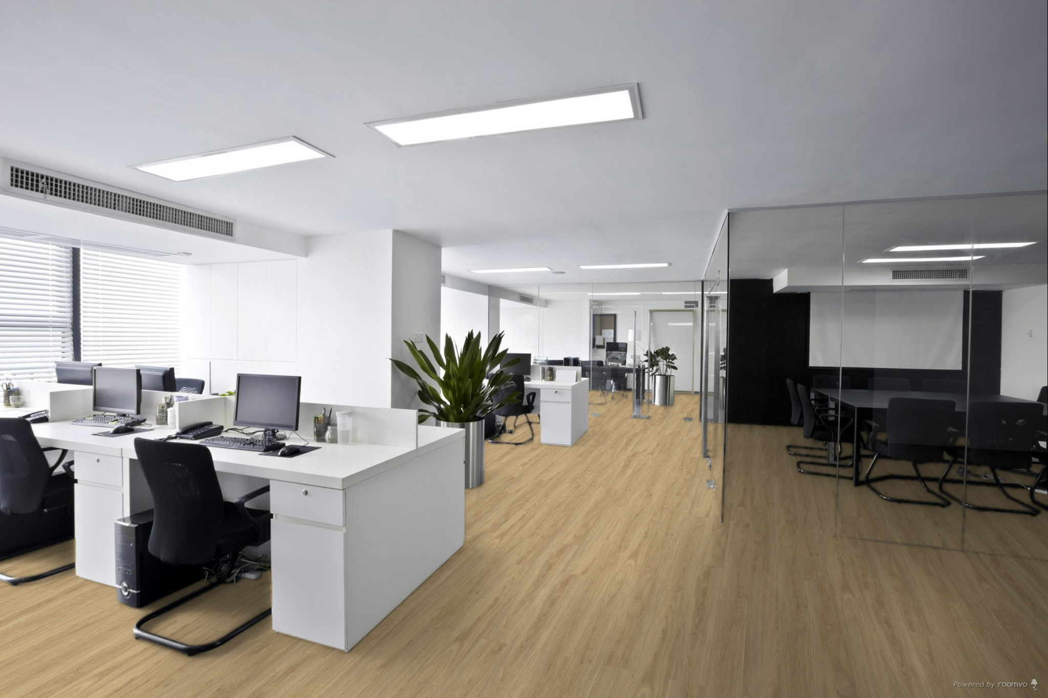 Кварцвиниловая плитка Fargo клеевая Comfort LVT Дуб Тенерифе 20-45124-08 1227×152×2,5 фото в интерьере