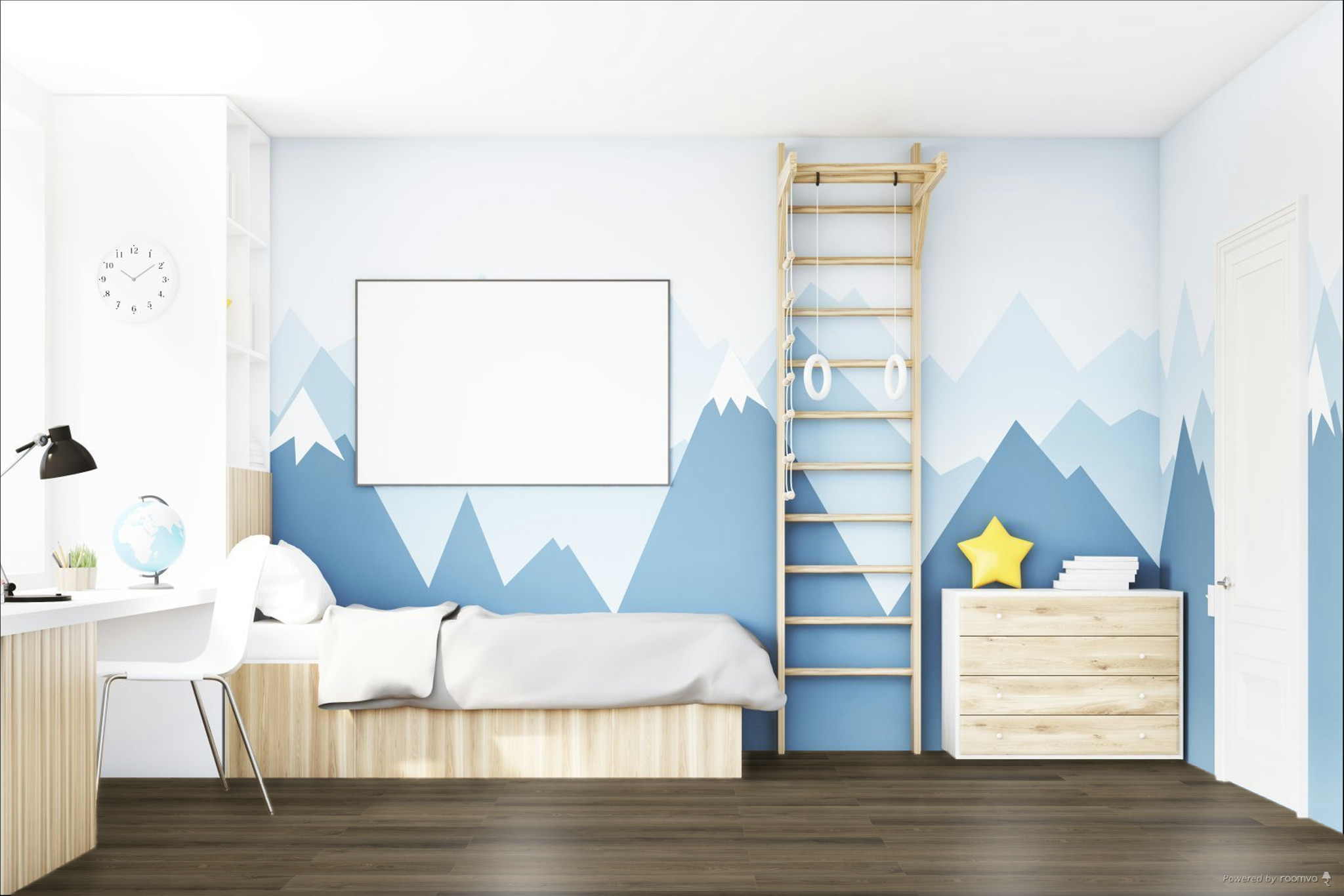 Кварцвиниловая плитка Fargo клеевая Comfort LVT Дуб Ванкувер 20-4105-12 1227×152×2,5 фото в интерьере