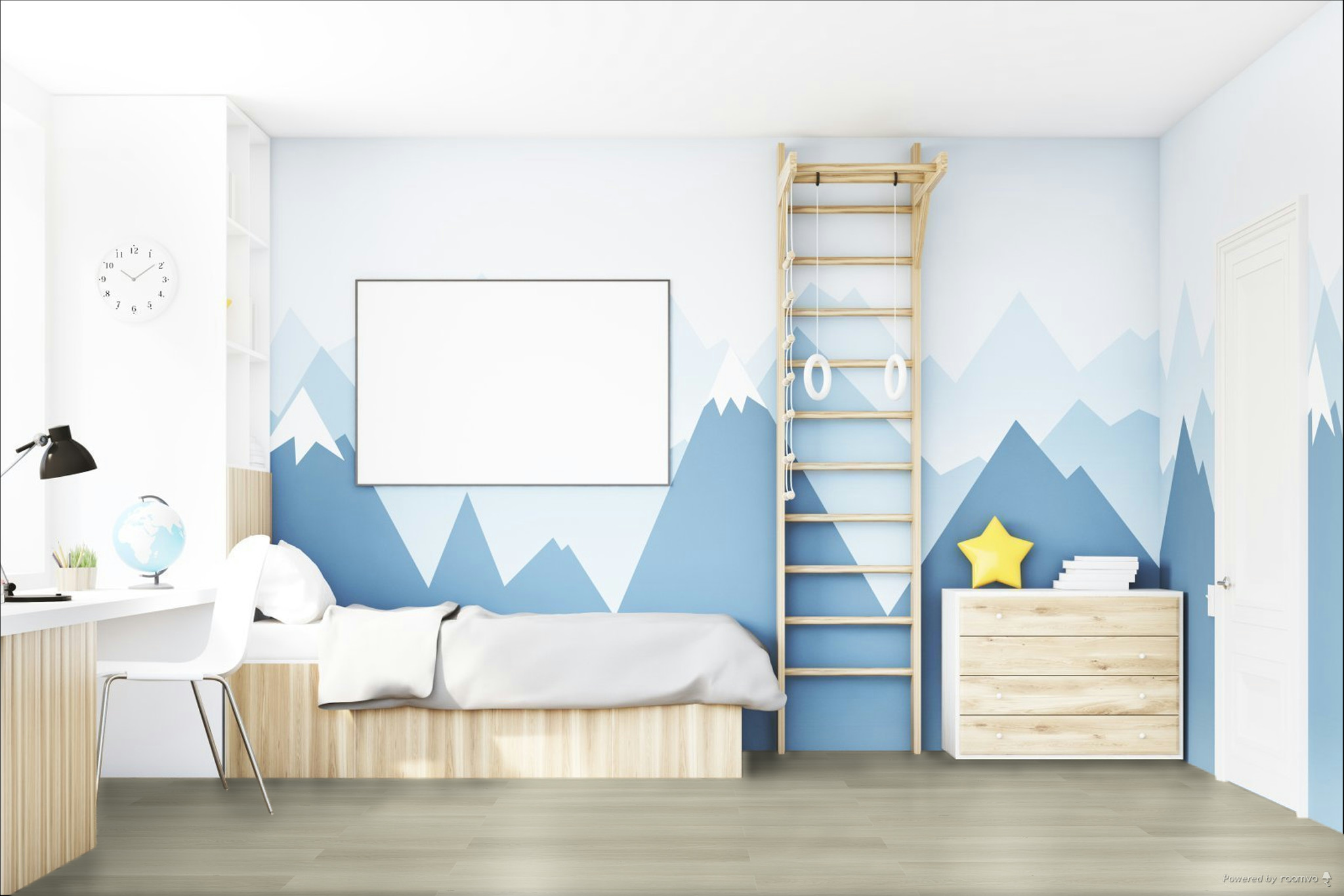 Кварцвиниловая плитка Fargo клеевая Comfort LVT Дуб Саванна 20-21064-84 1227×152×2,5 фото в интерьере