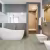 Кварцвиниловая плитка Fargo клеевая Comfort LVT Дуб Саванна 20-21064-84 1227×152×2,5 фото в интерьере