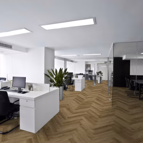 Кварцвиниловая плитка Fargo клеевая Parquet LVT Дуб Робуста 22-81996-9 венгерская елка 595×119×2,5