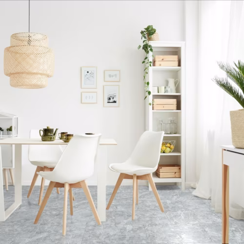 Кварцвиниловая плитка Fargo клеевая Stone LVT Травертин Арктический 48116-01 606×303×2,5