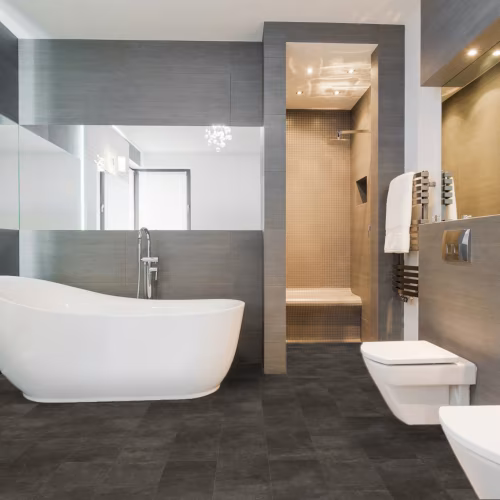 Кварцвиниловая плитка Fargo клеевая Stone LVT Мрамор Медный 48107-02 606×303×2,5