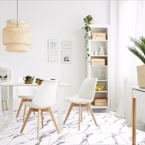 Кварцвиниловая плитка Fargo клеевая Stone LVT Мрамор Калакатта 48105-02 606×303×2,5