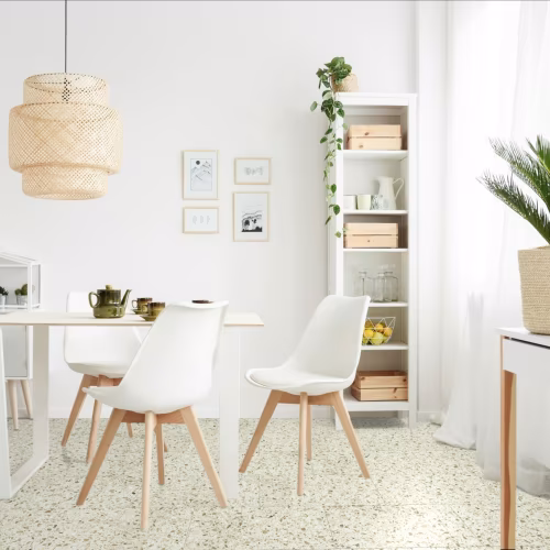 Кварцвиниловая плитка Fargo клеевая Stone LVT Терраццо Бежевый 101-3 606×303×2,5