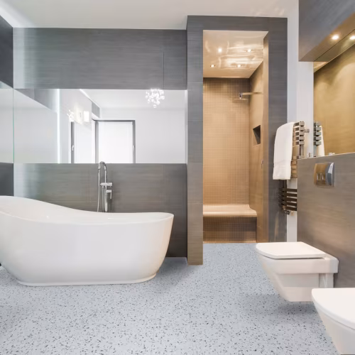 Кварцвиниловая плитка Fargo клеевая Stone LVT Терраццо Гранж 101-2 606×303×2,5