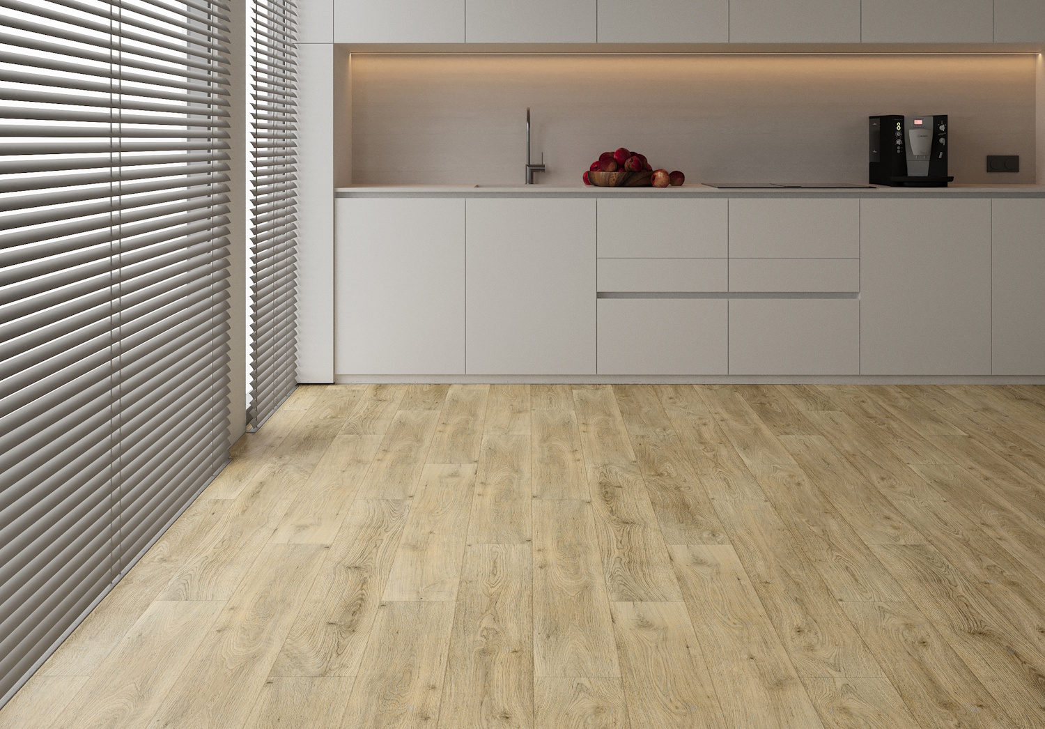 Кварцвиниловая плитка Art East клеевая Art Tile Premium Дуб Магнум 4517-2 ATP 1219,2×184,15×2,5 фото в интерьере