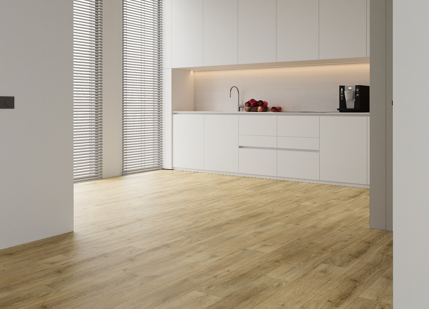 Кварцвиниловая плитка Art East клеевая Art Tile Premium Дуб Магнум 4517-2 ATP 1219,2×184,15×2,5 фото в интерьере