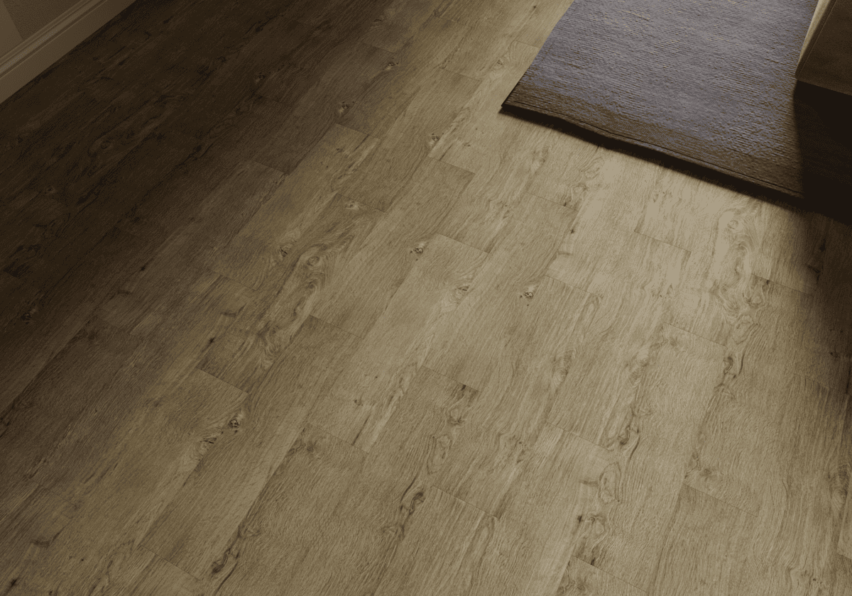 Кварцвиниловый SPC ламинат Art East Art Stone Optima Pro Дуб Амурский 40-6-APTN 914×152×4 фото в интерьере