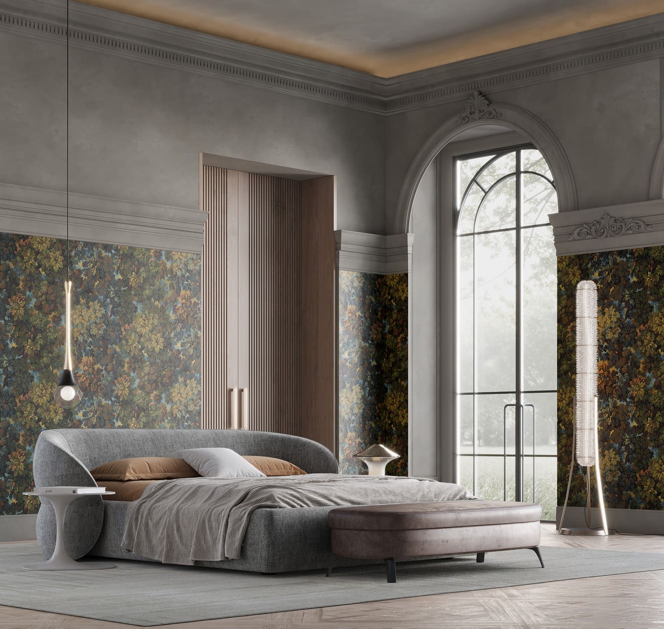 Панно Loymina Шервуд Шервудский лес Brit17 005 3×1 фото в интерьере Панно Loymina Шервуд Шервудский лес Brit17 005 3×1 фото в интерьере