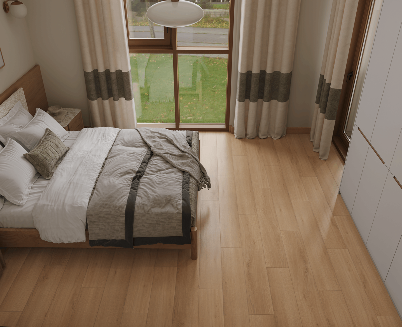 Ламинат Alpine Floor Intensity Дуб Виченца LF101-24 1218×198×12 фото в интерьере