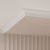 Потолочный плинтус под покраску Cosca Decor KX001 2000×50×50 фото в интерьере
