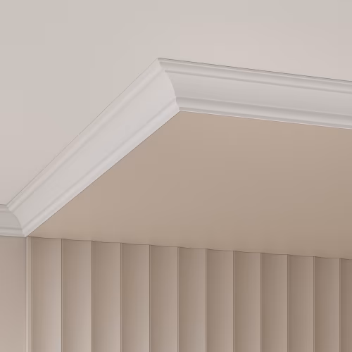 Потолочный плинтус под покраску Cosca Decor KX001 2000×50×50