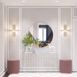 Потолочный плинтус под покраску Cosca Decor KX001 2000×50×50