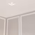 Потолочный плинтус под покраску Cosca Decor KX001 2000×50×50 фото в интерьере