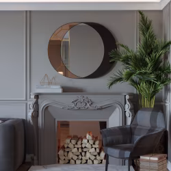 Потолочный плинтус под покраску Cosca Decor KX003 с подсветкой 2000×45×120