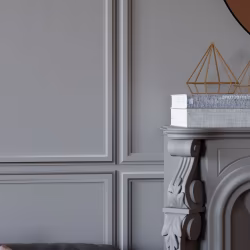 Потолочный плинтус под покраску Cosca Decor KX003 с подсветкой 2000×45×120