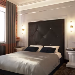 Потолочный плинтус под покраску Cosca Decor KX003 с подсветкой 2000×45×120