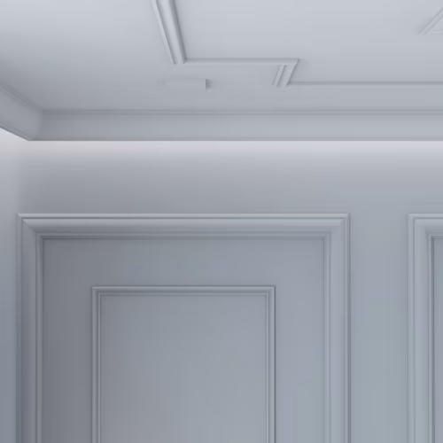 Потолочный плинтус под покраску Cosca Decor KX005 2000×69×71