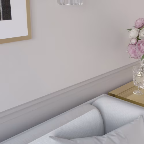 Потолочный плинтус под покраску Cosca Decor KX005 2000×69×71