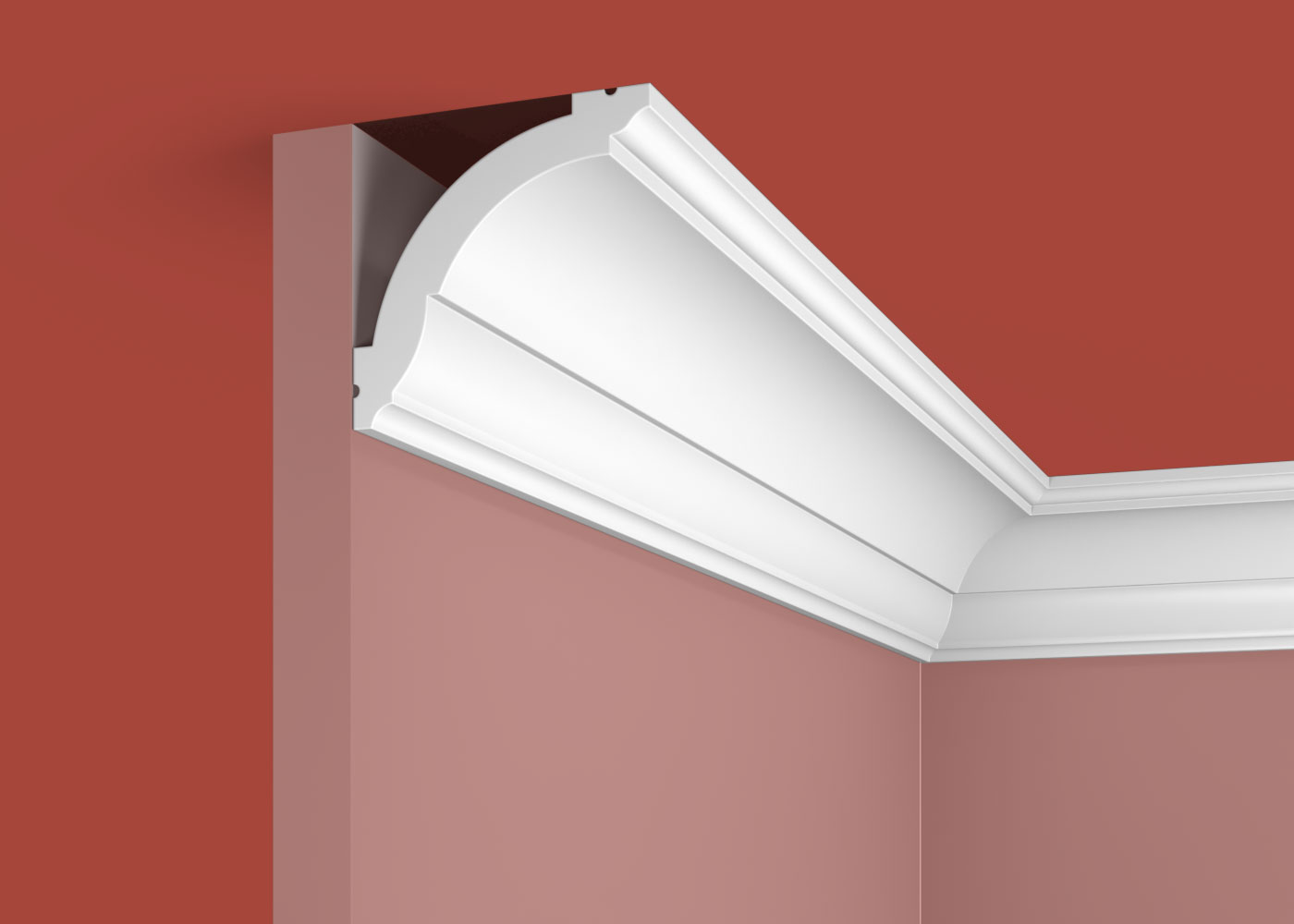 Потолочный плинтус под покраску Cosca Decor KX005 2000×69×71 Потолочный плинтус под покраску Cosca Decor KX005 2000×69×71